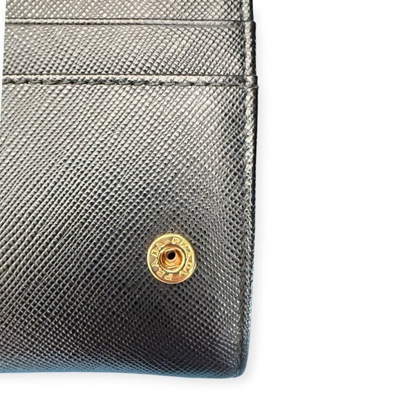 Authentic Prada Large Black Saffiano Leather Wallet - Picture 10 of 11